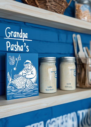 Рыбный ресторан "У дедушки Паши" глазами AI