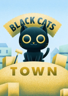 Black Cats Town глазами AI Black Cats Town глазами AI