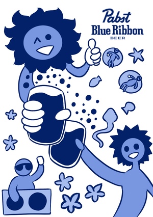 Пляжный Pabst