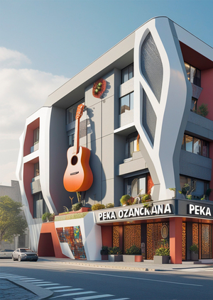 Временные фасады к выставке Амаде Озанфана