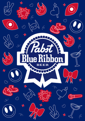 Упаковка для Pabst Blue Ribbon