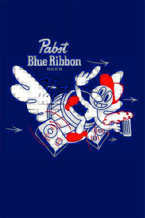 Графический образ для упаковки Pabst