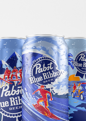 Серия иллюстраций для Pabst Blue Ribbon