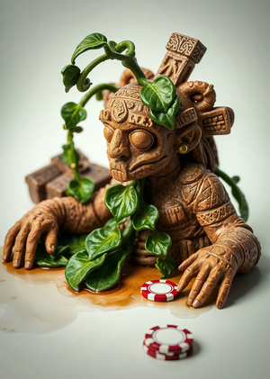 Плакаты для ацтекского казино «Jungle Gamble»