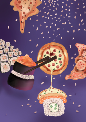 Пицца против Суши: схватка веков