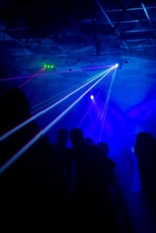 Underground stage party bar