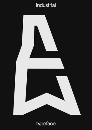 industrial typeface