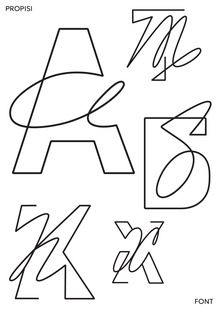 PROPISI FONT