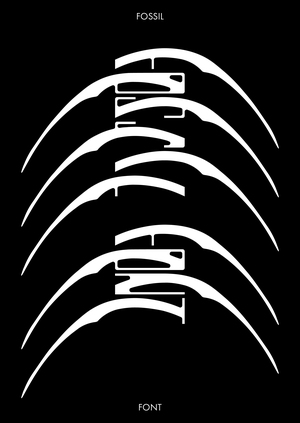 Fossil font
