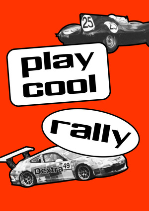 Брендинг для школы гонок: Rally font