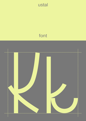 ustal font
