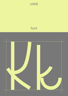 ustal font