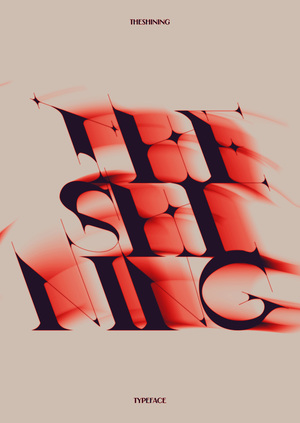 THESHINING font к фильму Сияние
