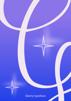 GLAMY typeface