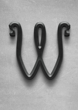 Wrought-font