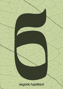 Veganic typeface