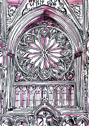 Серия зарисовок "Kölner dom"