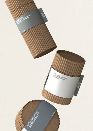 Line of packages for the flavouring of knitting products