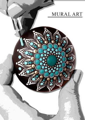 Rich visually captivating art evokes sense of peace, harmony and connection