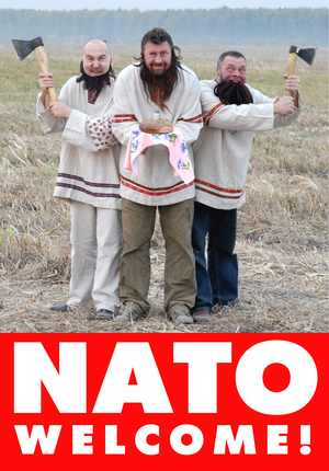 Плакат «NATO, welcome!», 2006
