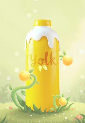 Растительные яйца YOLK глазами ИИ