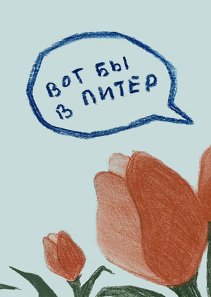 "Вот бы в Питер". Книжка - путешествие с высечкой.
