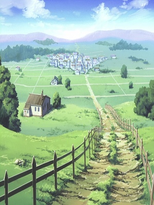 Morning walk in village