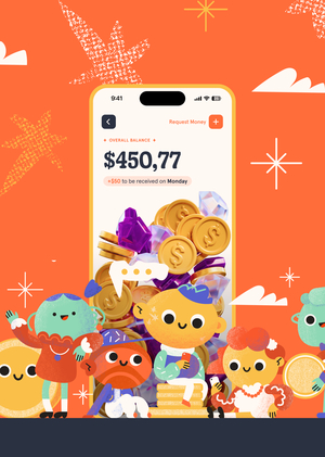 Coinly Child Bank — Branding & UX/UI