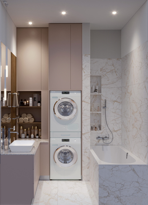 Проект санузла в ЖК Новоданиловская