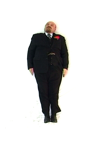 Видеоинсталляция «Ленин, переворачивающийся в гробу», 2005