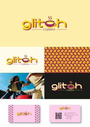 Создание уникального фирменного стиля для бренда "Glitch"
