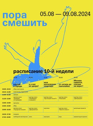 Пора смешить.
Детская неделя в Музее Москвы