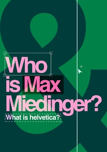 Who is&nbsp;Max Miedinger?