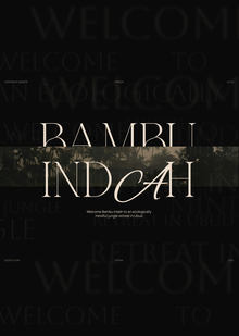 Development of UX|UI design for corporate website of «Bambu Indah» hotel Development of UX|UI design for corporate website of «Bambu Indah» hotel