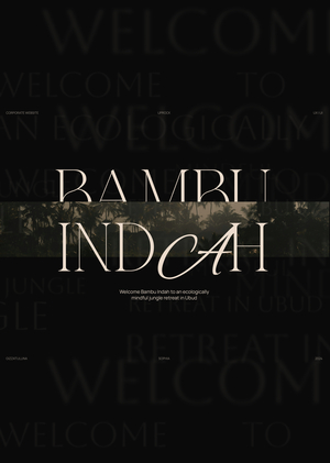 Development of UX|UI design for corporate website of "Bambu Indah" hotel
