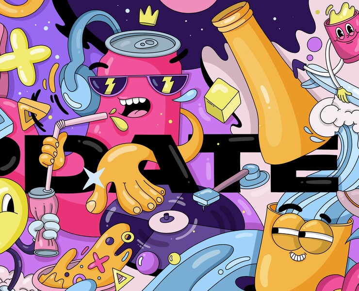 Update Bar illustration