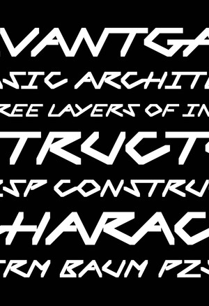 BAUM Typeface