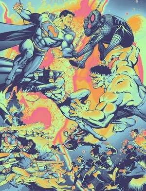 Персонажи Marvel и DC: сравнение двух студий