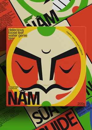 NAM Vietnamese tea package design