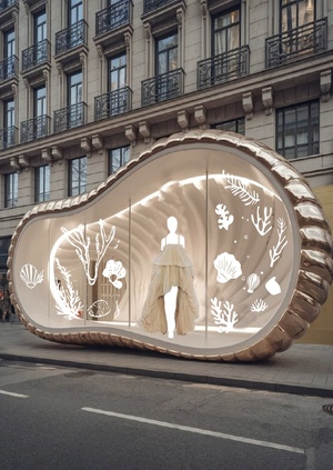 Витрины для бренда одежды Chloe