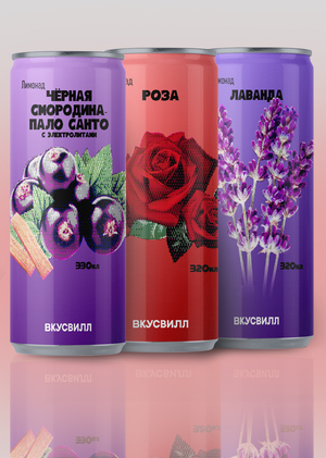 Дизайн лимонадов для ВкусВилл