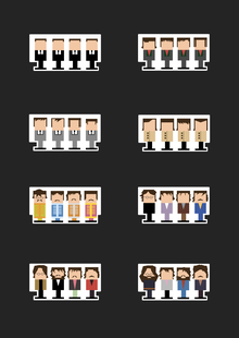 Poster "The Long and Winding Road: The Beatles Path (1962-1970)"