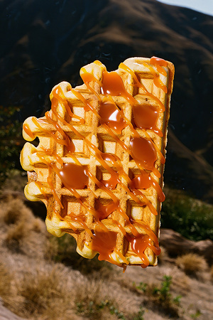 Бренд вафель Waffle Joe глазами AI