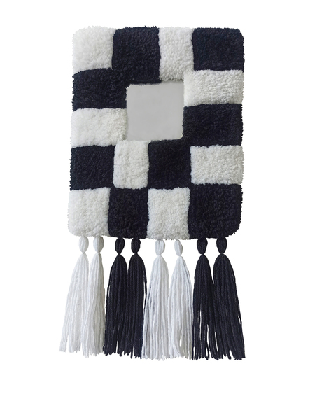 Панно зеркало ковер чб