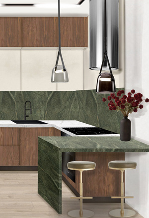 Дизайн-проект квартиры 

"Горы кавказа"