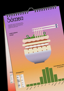 Japanese kitchen calendar