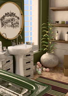 Витрина для бренда Windsor’s Soap & Beauty Витрина для бренда Windsor’s Soap & Beauty