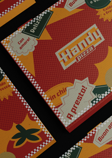 Айдентика для пиццерии «Handy Pizza» Айдентика для пиццерии «Handy Pizza»