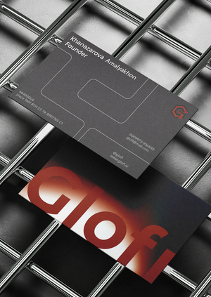 Айдентика для AI платформы «Glofi»