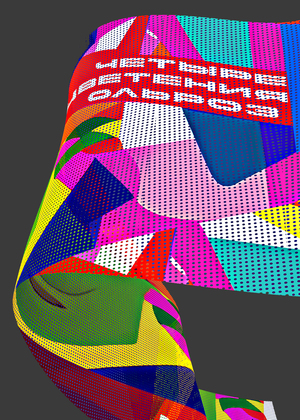 Временные фасады к выставке «Четыре цветения ОЛЬРОЗ» 